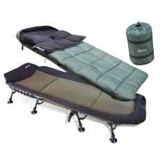 Comfort Pack Carptour Bedchair Neoprene 7 legs + 4 seasons Sleeping Bag