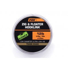 Zig & Floater Fox Edges Hooklink Trans Khaki