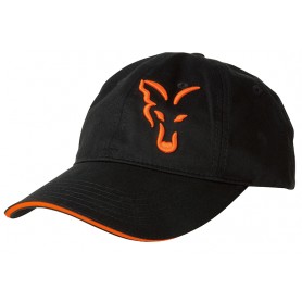 Casquette Fox Black & Orange Baseball Cap