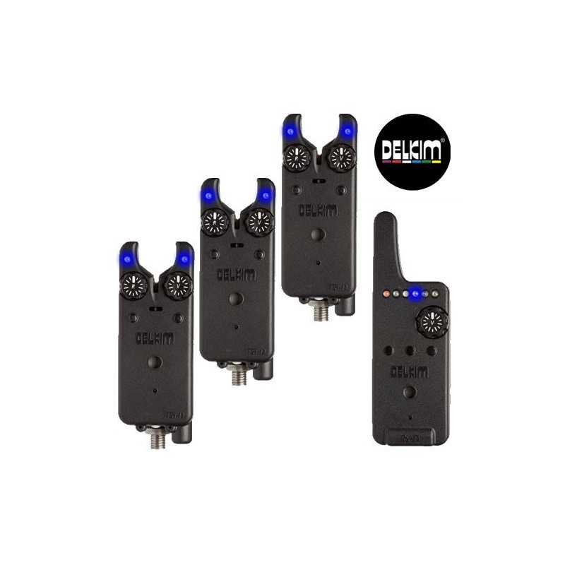 Pack Delkim 3 TXI-D 3 Bleu & Centrale RX-D