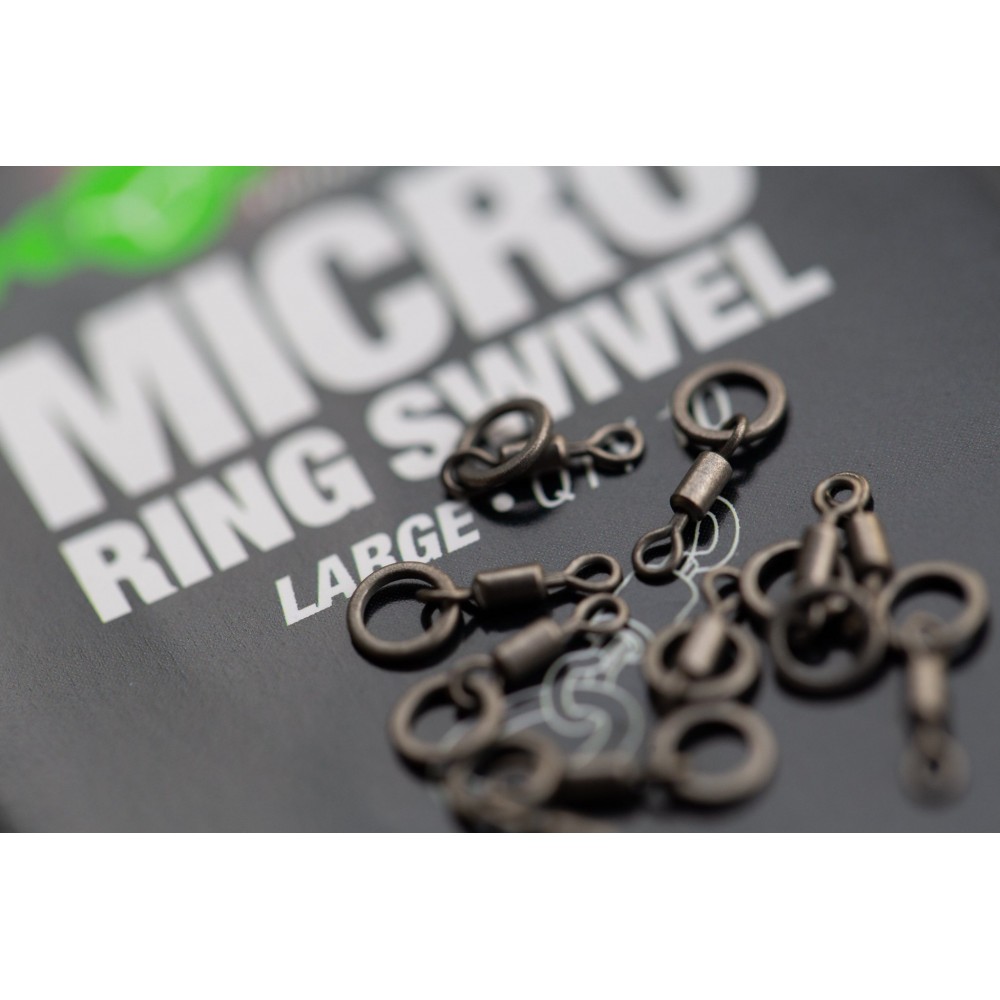 Korda Micro Ring Swivel Large KMRSL Ringwirbel Wirbel Angelwirbel Swivels 