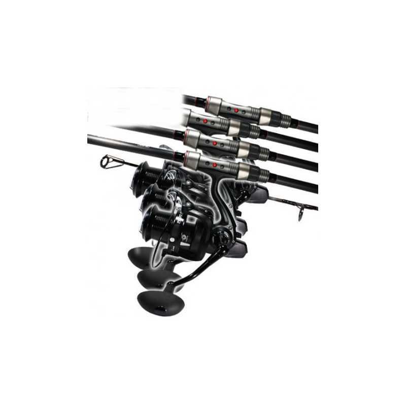 Ensemble Carptour Carp CR-02 12’ 3lbs 7000FD (x4)