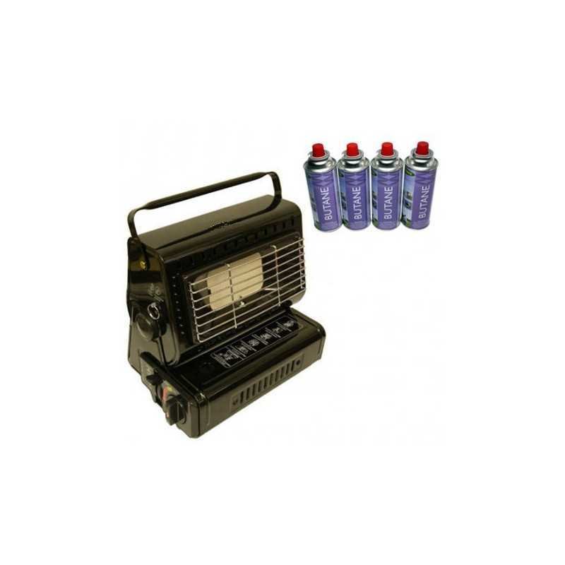 Pack CDE Chauffage Portable + 4 Gaz