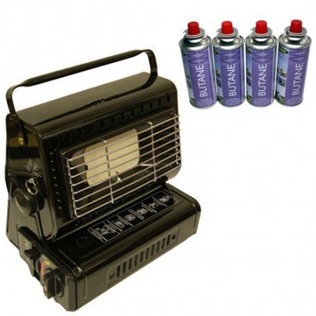 Pack Carptour Gas Heater + 4 Gas - Carptour