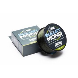 Nylon Nash Bullet Mono 12lb 0.33mm Green 1000m