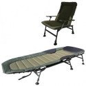 Pack Confort CDE Bedchair Flat & Level Chair CDE Peach Skin