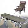 Pack Confort CDE APEX Camou Bedchair S1 8 Pieds & Level Recliner S1