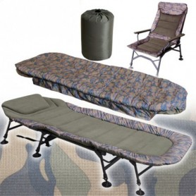 Pack Confort CDE APEX Camou Bedchair S1 8 Pieds & Level & Duvet