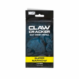 Recharge filet anti-écrevisse Nash Claw Cracker Bait Mesh Super Narrow Refill 18mm x 7,5M