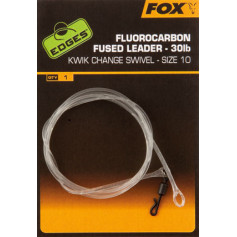 Shockleader Fox Edges Fluorocarbon Fused Leader - Kwik Change Taille 10