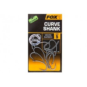 Edges Curve Shank Hook (x10) Fox